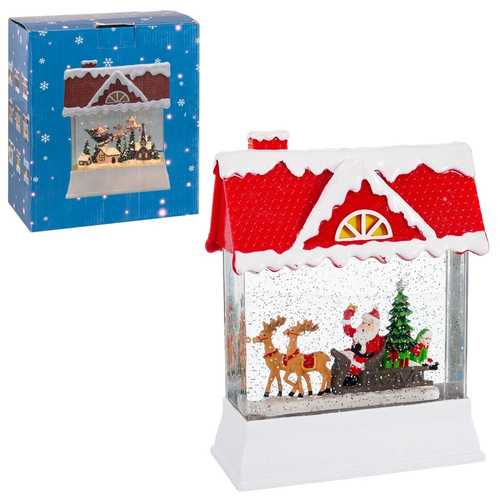 CASA LUZ Y MÚSICA PLÁSTICO 18,50 X 8,50 X 23 CM