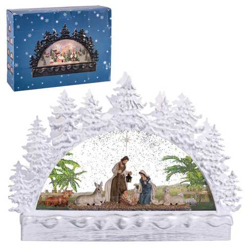 PAISAJE LUZ Y MÚSICA PLÁSTICO 29 X 7 X 23 CM