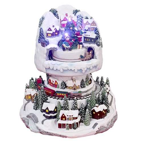 BOLA NIEVE LUZ, MÚSICA Y MOVIMIENTO 20 X 21 X 22,50 CM