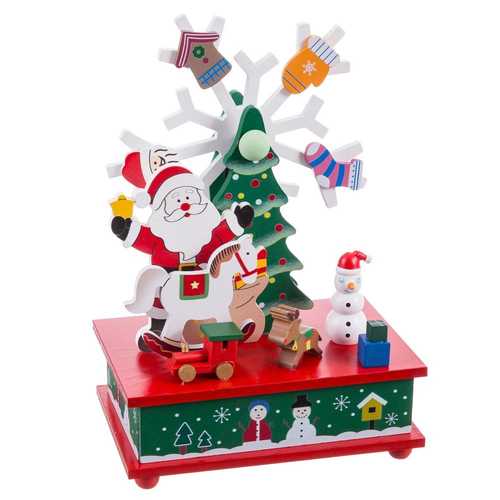 CAJA MÚSICA Y MOVIMIENTO NORIA MDF 14 X 9,20 X 21,50 CM