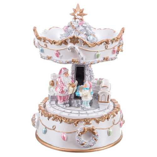 CARRUSEL MÚSICA Y MOVIMIENTO RESINA 12 X 12 X 16,50 CM