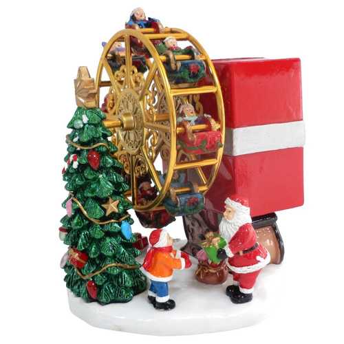 NORIA MÚSICA Y MOVIMIENTO RESINA 11 X 11 X 14,10 CM