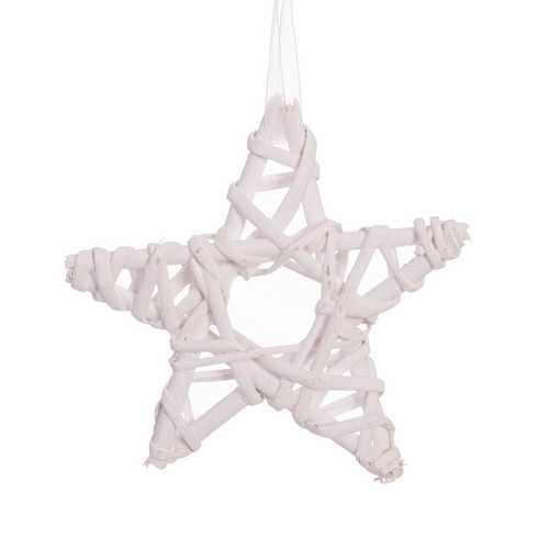 ESTRELLA MIMBRE BLANCO 15 X 15 CM