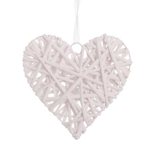 CORAZÓN MIMBRE BLANCO 20 X 20 CM