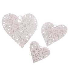 CORAZÓN MIMBRE BLANCO 15 X 15 CM