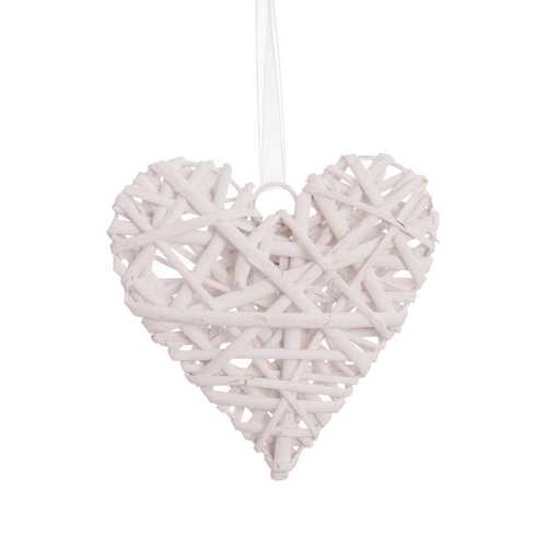 CORAZÓN MIMBRE BLANCO 15 X 15 CM
