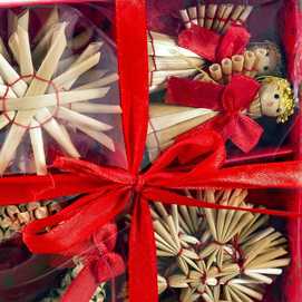 S/12 COLGANTE SURTIDO PAJA 4/M 6 CM