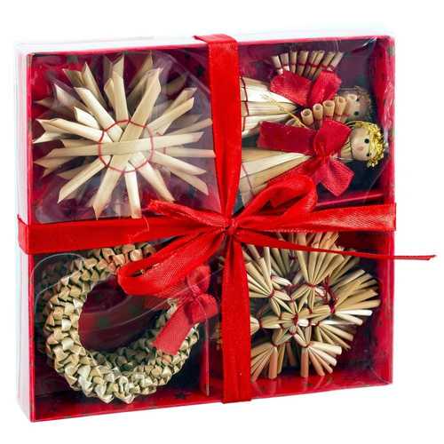 S/12 COLGANTE SURTIDO PAJA 4/M 6 CM