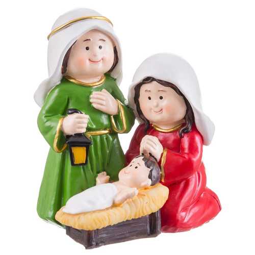 NACIMIENTO PESEBRE RESINA 10 X 8,50 X 6 CM
