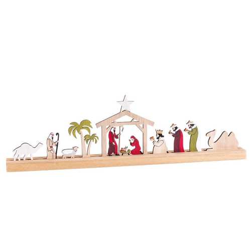 PEANA NACIMIENTO MADERA 50 X 4 X 14,50 CM
