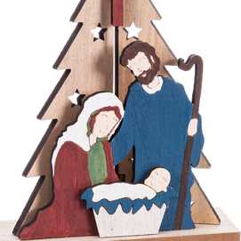 NACIMIENTO ÁRBOL MADERA 16 X 5 X 24 CM