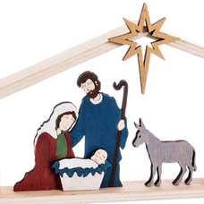 PORTAL NACIMIENTO MADERA 23 X 3 X 17 CM PORTAL NACIMIENTO MADERA 23 X 3 X 17 CM