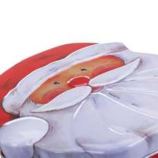 CAJA PAPA NOEL METAL 18 X 16 X 6,50 CM