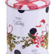 CAJA X'MAS METAL 9 X 9 X 12,80 CM