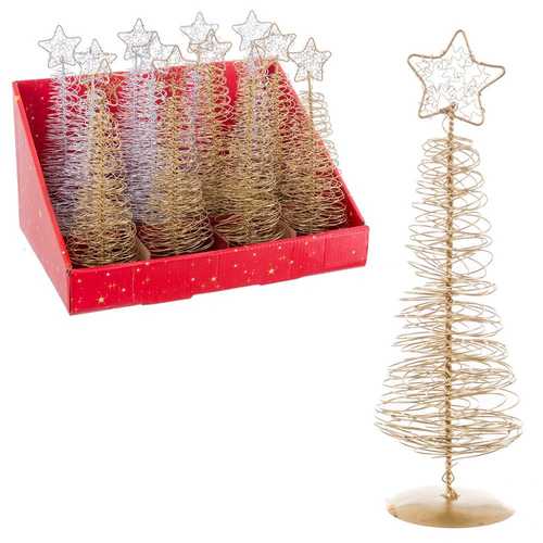 ÁRBOL METAL 2/C 9 X 9 X 25 CM