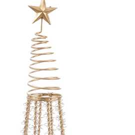 ÁRBOL METAL ORO 10 X 10 X 40 CM