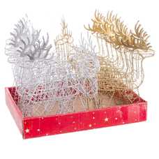 CIERVO METAL 2/C 12 X 4 X 23 CM