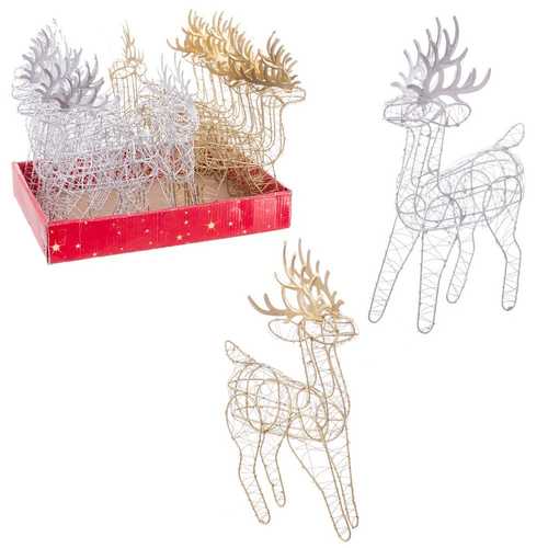 CIERVO METAL 2/C 12 X 4 X 23 CM