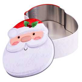 CAJA PAPA NOEL METAL 12 X 14 X 5,50 CM