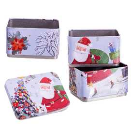 CAJA PAPA NOEL METAL 10 X 7,50 X 18,50 CM