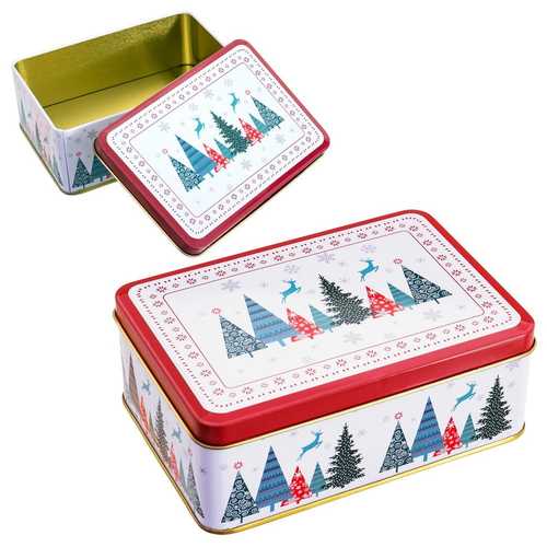 CAJA ÁRBOLES METAL 16 X 11 X 6 CM