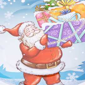 PLATO PAPA NOEL METAL 26 X 26 X 3 CM