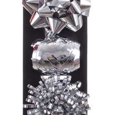 S/3 SET LAZO, CINTA, POMPÓN BRILLO 3/C 11 X 11 CM S/3 SET LAZO, CINTA, POMPÓN BRILLO 3/C 11 X 11 CM