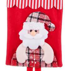 BOLSO PAPA NOEL POLIESTER 20 X 25 CM