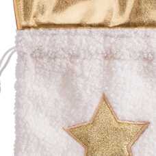 BOLSA ESTRELLA POLIESTER BLANCO 15 X 20 CM
