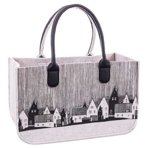 BOLSO SERIGRAFIADO FIELTRO 40 X 16 X 30 CM