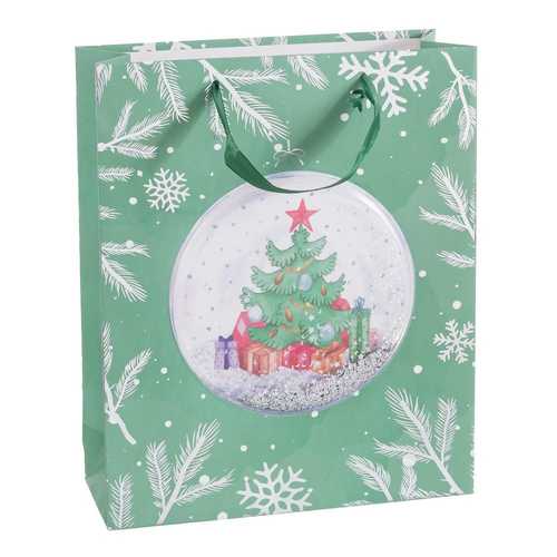 BOLSA 210 GR PAPEL VERDE 26 X 10 X 32 CM