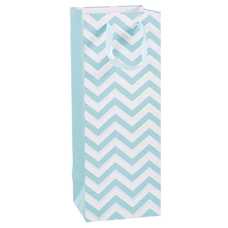 BOLSA 210 GR ONDAS PAPEL AZUL 12 X 9 X 35 CM