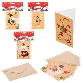 S/4 TARJETA CON SOBRE PAPEL 4/M 6,40 X 9 CM