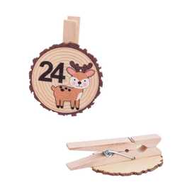 S/24 PINZA ADVIENTO MADERA 3,50 X 5 CM