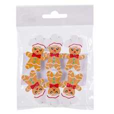 S/6 PINZA CANDY MADERA 10 X 14 CM S/6 PINZA CANDY MADERA 10 X 14 CM