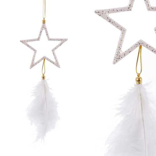 COLGANTE PLUMA ORO 10 X 12 CM