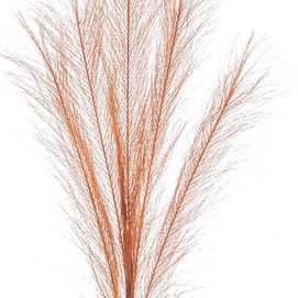 RAMA PLUMA PLÁSTICO MARRÓN 80 CM