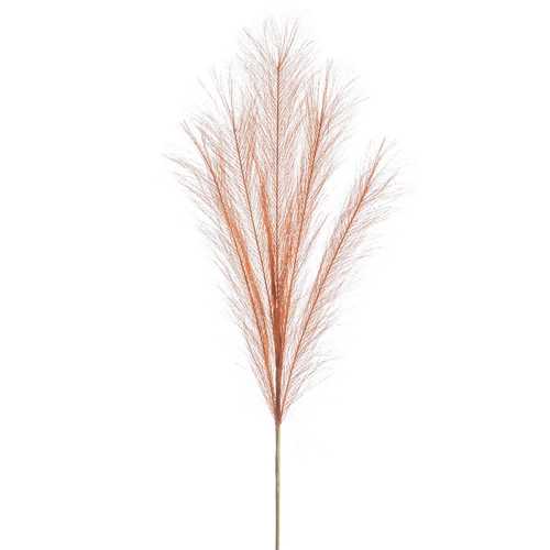 RAMA PLUMA PLÁSTICO MARRÓN 80 CM