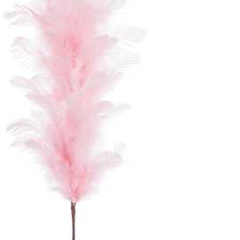 RAMA PLUMAS ROSA 45 CM