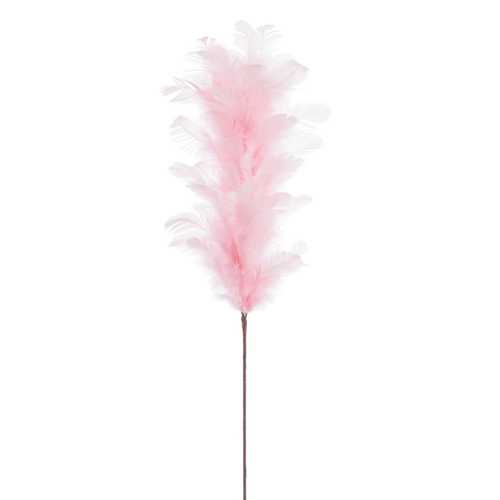 RAMA PLUMAS ROSA 45 CM