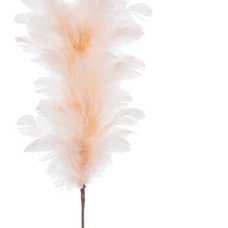 RAMA PLUMAS CREMA 45 CM