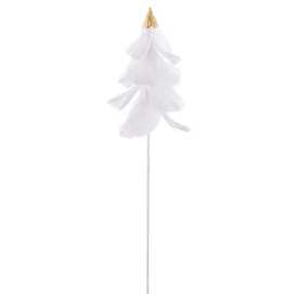 RAMA PLUMAS BLANCO 40 CM