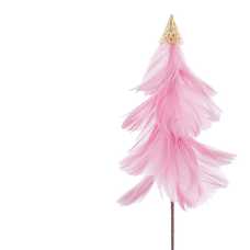 RAMA PLUMAS ROSA 40 CM
