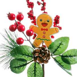 PICK ACEBO Y MUÑECO PLÁSTICO 30 CM