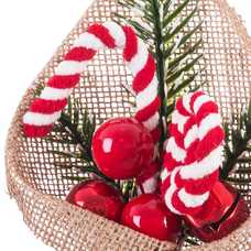 PICK ACEBO CASCABELES PLÁSTICO-METAL 26 CM