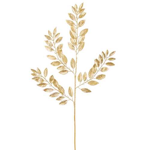 RAMA HOJAS ORO 79 CM