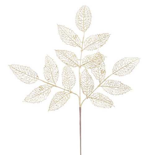 RAMA HOJAS ORO 40 X 71 CM