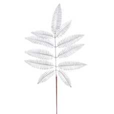 RAMA HOJAS PLATA 28 X 60 CM