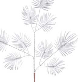 RAMA HOJAS PLATA 45 X 74 CM