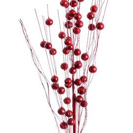 RAMA PLÁSTICO ROJO 90 CM